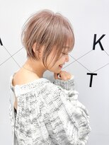 ハルキミナト ジャパン ヨコハマ(HARUKI MINATO japan YOKOHAMA)&nbsp;ミルクティーグレージュショート20代30代40代50代