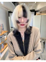 シピ バイ ブレス(shipi. by brace)&nbsp;ホワイトブロンド/エンドカラー/デザインカラー/顔まわりカット