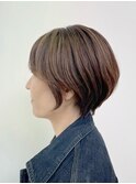 派手にならないナチュラル白髪ぼかし