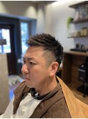 ツーブロックベリーショート