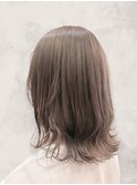 20代30代グレージュ髪質改善カラー韓国ヘア透明感