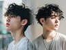 【平日限定♪】men'sカット＋パーマ ￥6700［新宿駅/韓国/レイヤーカット