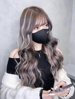 ヴィズバイエリーツ(vizz by elyts)&nbsp;シールエクステ/ハイライト/ギャル/派手髪/グレージュ/北谷