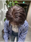 ラベンダーグレー×ミニボブ