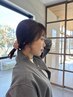 前髪縮毛矯正＋前髪カット