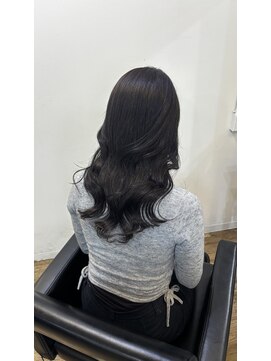 ノー バイ イオエ 西梅田(no. by ioe) ブリーチなしカラー/髪質改善/ミルクティーベージュ/小顔ヘア