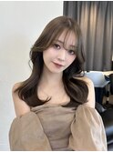 韓国ウェーブヘア前髪カットレイヤーカット髪質改善銀座