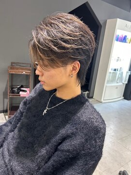 メンズサロン キング 梅田店(Men’s salon K!ng) 波巻きツイストスパイラルパーマ/フェザーパーマ/眉毛