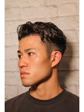 銀座マツナガ 新宿野村ビル店 七三ツーブロ×パーマ