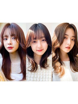 ＜さがみ野＞再現性の高さとデザイン力が人気の秘密。顔周りの繊細なカットで魅力を引き出します♪