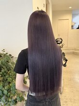 【透明感カラー】中明度から暗め☆明るくできない方でも艶のある抜け感のあるカラーに♪