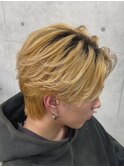 熊本メンズカット MEN'S HAIR ニュアンスセンターパート