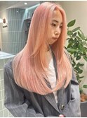 カッパーピンクフェイスレイヤーカット
