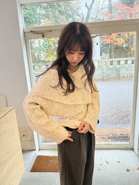 ブラウンカラー/ココアブラウン/ロングヘア/ブラウン