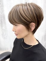 ルーファス 恵比寿 渋谷(Ruufus)&nbsp;【40代50代60代】大人ハンサムショートボブ／前髪あり