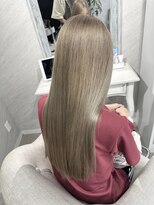 アンベル(ANBEL) ブリーチハイライト髪質改善ダブルカラーレイヤーカット