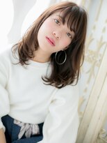 大波純一美容室パーティハン&nbsp;大人ガーリー内巻きフェアリーレイヤーロブa小山10代20代30代