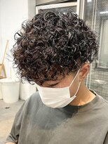 レタッチバイフィフス 大阪梅田(RETOUCH by fifth)&nbsp;梅田プードルパーマツイストスパイラルパーマメンズマッシュ◆