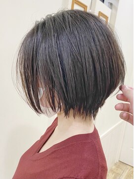 ネオリーブウリ 二子玉川店(Neolive uri) ホワイトグレージュミニウルフデジタルパーマチェリーブラウン