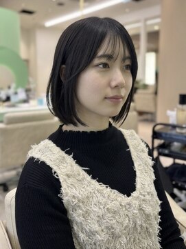 ボヌール 西宮北口(Bonheur) シースルーバングで垢抜け愛されボブに