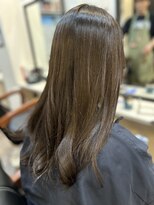 サロン ハナノ(Salon Hanano) 結べるミディアムレイヤーコテ巻きオリーブベージュ10代20代30代