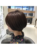 クラメール 黒崎コムシティ店(Kraemer)&nbsp;まとまりやすい大人ショートボブ×ツヤブラウン