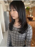 顔周りレイヤーカット