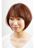 軽めな前下がりボブ