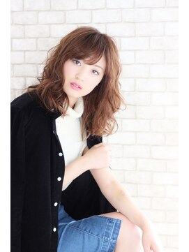 ザナドゥー 狭山店(Xanadu) 大人女性のランダムウェーブセミディ