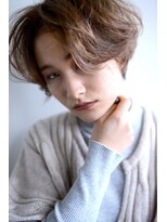 ミラバイグリーン(Mira by green)&nbsp;無造作マッシュショート 【センターパート】＃1