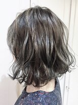 アレーン ヘアデザイン(Alaine hair design) 【NAOMI】3D無造作ボブ×ハイローアッシュ