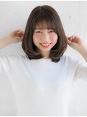 顔まわりレイヤー ナチュラルブラウン