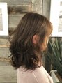 オーブ ヘアー マリア 西町店(AUBE HAIR maria)&nbsp;透明感のあるアッシュブラウン(１回ブリーチ×アッシュブラウン)