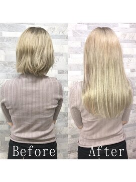 あるじゃんすー 京都店 ホワイトブロンド#シールエクステ#スイートAライン#京都