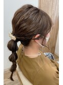 たまねぎヘアアレンジ
