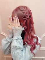 【ヘアセット】あみたらしリボンアレンジ♪