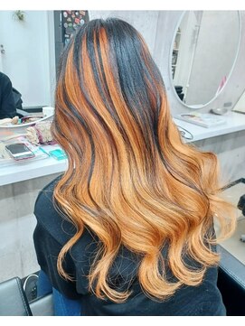 パープル(purple) オレンジアンブレラカラー