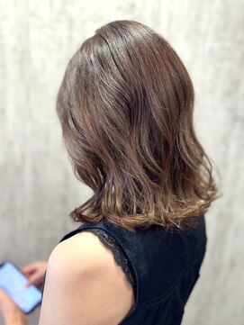 テトテ 門戸厄神店(tetote) 【tetote村山サロンスタイル】ゆるウェーブ くびレイヤー