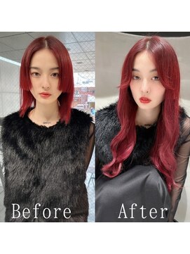 あるじゃんすー 町田店 ビビッドピンク#シールエクステ#ピンクベージュ#艶感#韓国#町田