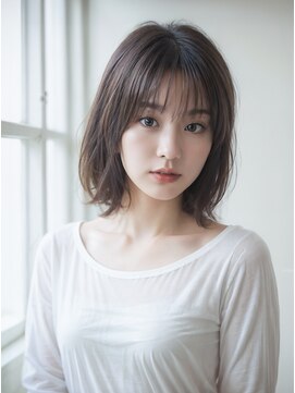レア シナモ(rea cinnamo) 外ハネエモージュボブ☆20代30代40代