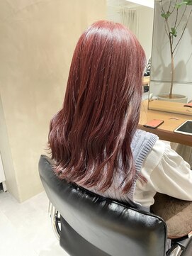 ガリカ 渋谷(Gallica) <小岩井美希>大人可愛い透明感ピンクベージュ/ブリーチなし