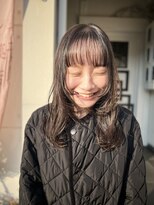 ラクレ(d.la cle)&nbsp;顔まわりレイヤーとワイドバング【ラクレ/西大分】