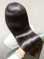 クオリス 上板橋店(QUALIS) 縮毛矯正ロング♪コスメストレート髪質改善ココアベージュ