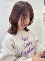 ミニヨン バイ ハピネス 高の原店(mignon by Happiness) 暖色カラー カシス ボルドーカラー