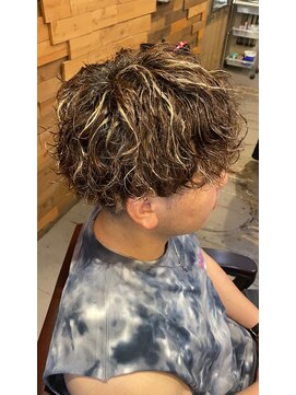 ヘアーサロン ミル(hair salon MiL) メッシュパーマ【メンズパーマ/メンズヘア/鶴ヶ島/坂戸】