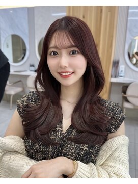 アフロートリノ(AFLOAT Leino) 大人可愛い韓国ヘア レイヤー顔まわり似合わせ小顔銀座美容室