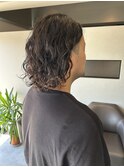 ラフ感パーマでかっこいいメンズロングスタイル