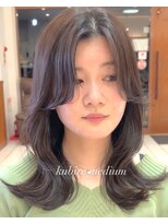 ヘアーアンドメイク サワ 上田本店(SAWA)&nbsp;【艶感★韓国前髪】韓国風20代30代大人可愛いカール
