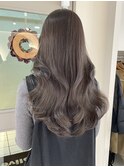 透け感グレージュ韓国レイヤーカット【横浜】
