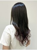 【江添茉友】ピンク/裾カラー/ダメージ気にする方へ